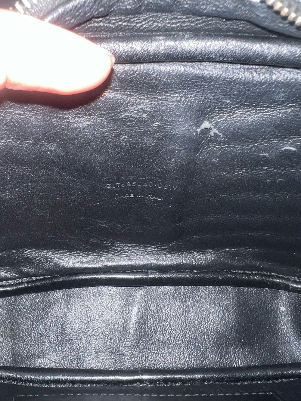 Saint Laurent Black Chevron Quilted Crossbody Camera Bag with Gold YSL Logo - Picture 13 of 15